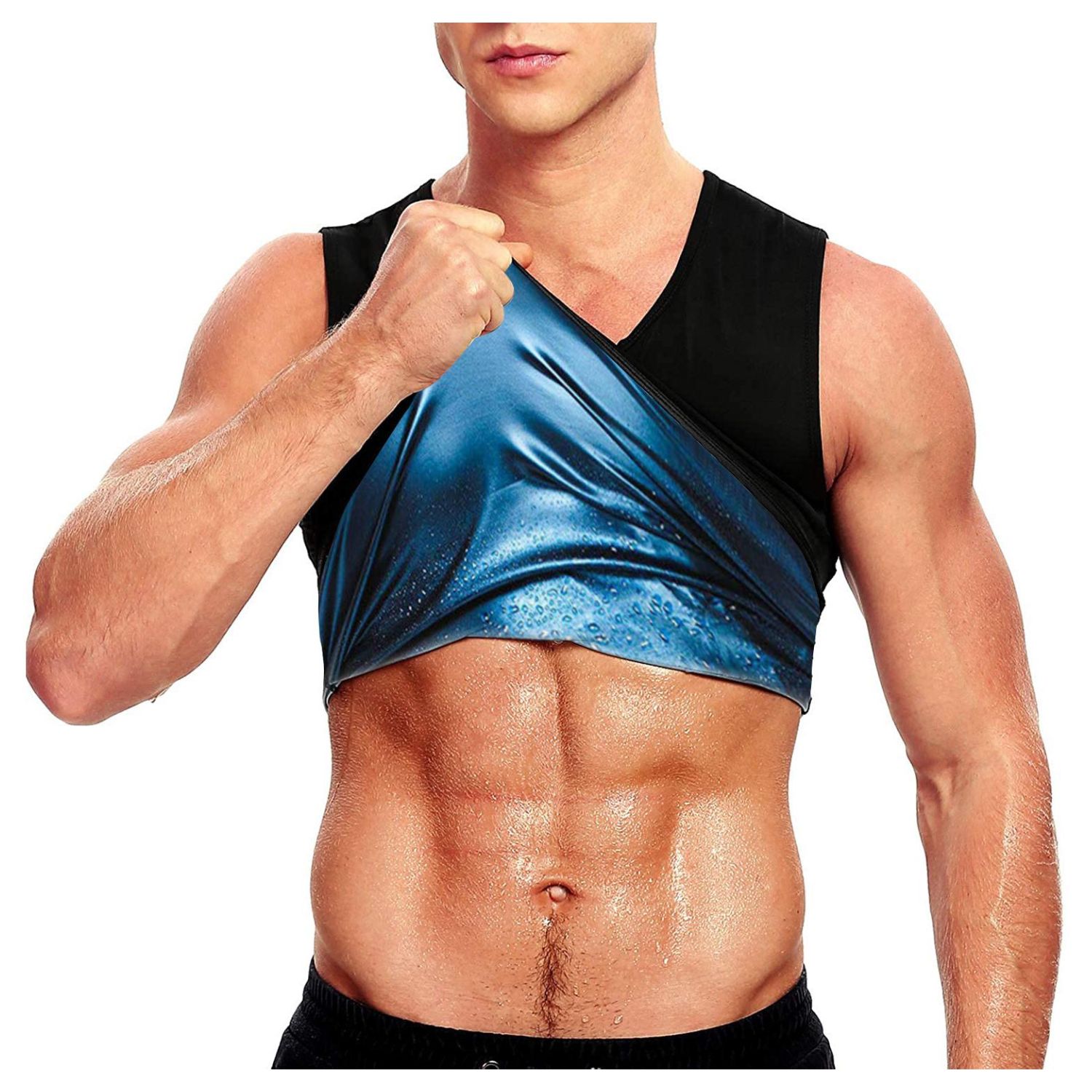 POLERA DEPORTIVA SAUNA REDUCTORA CABALLERO SKU AN06 - 1