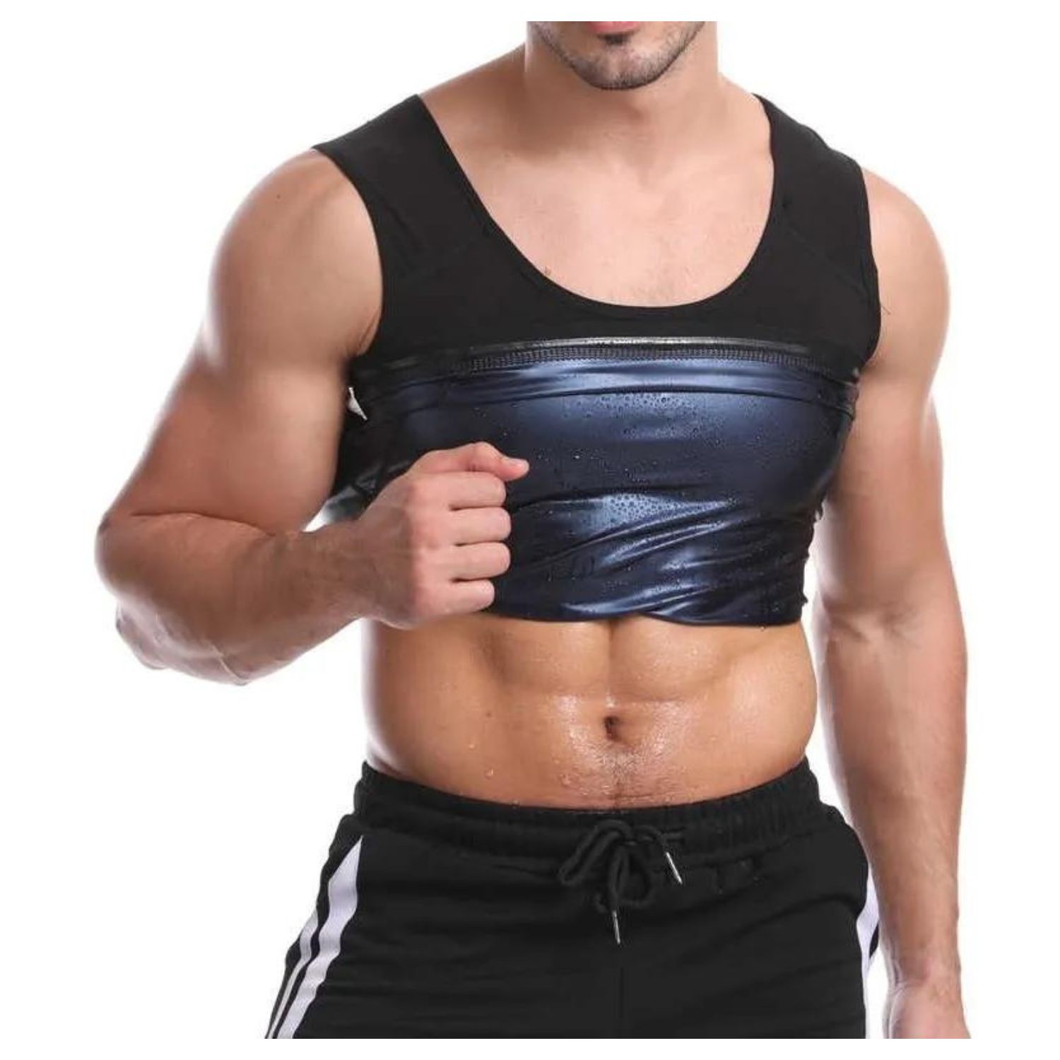 POLERA DEPORTIVA SAUNA REDUCTORA CABALLERO SKU AN06 - 2