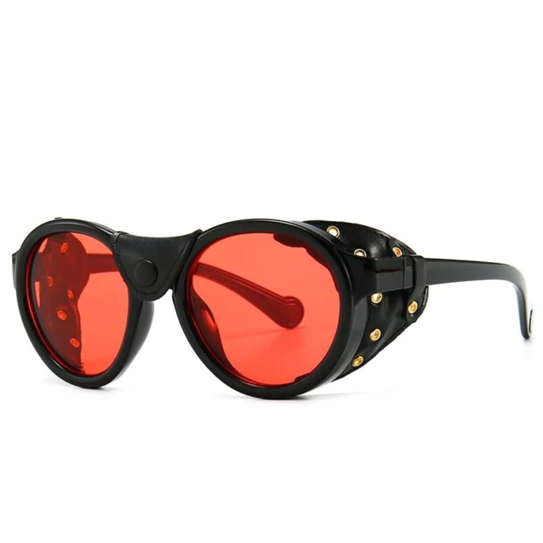 LENTES STEAMPUNK RED DEVIL + ESTUCHE MY05 - 1