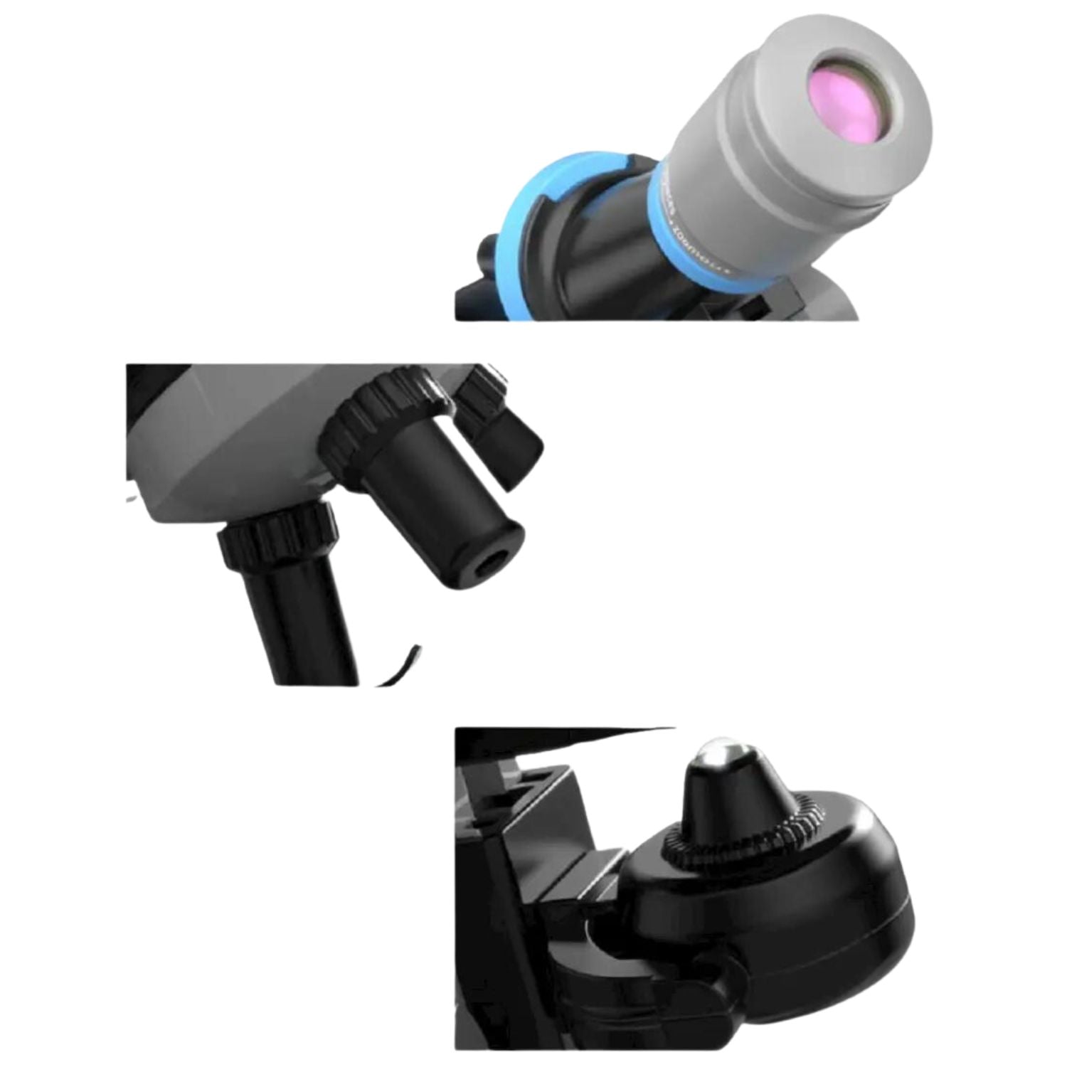 MICROSCOPIO EDUCATIVO 1200X PARA NIÑOS Y KIT ACCESORIOS MZ60 - 5