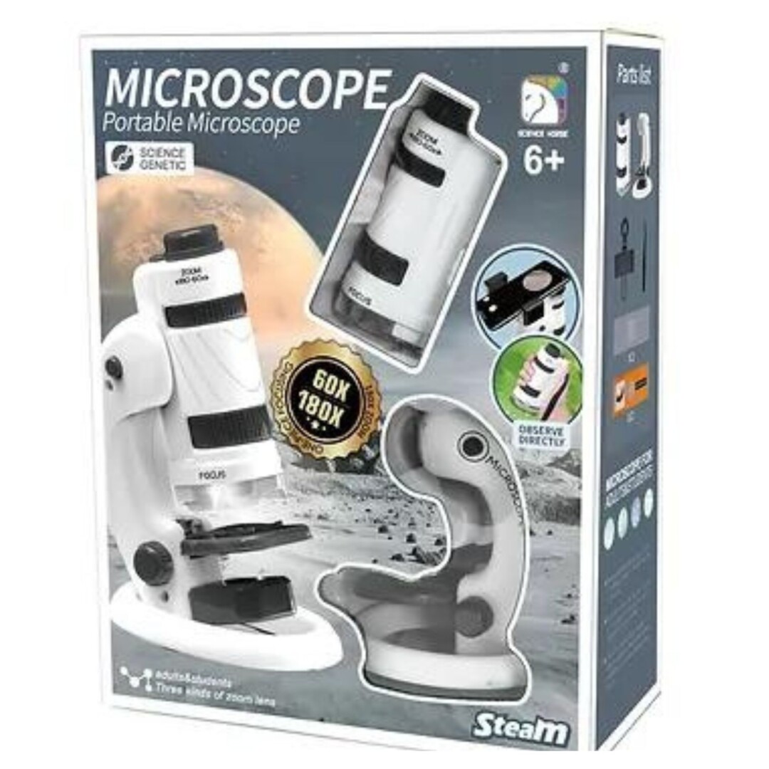MICROSCOPIO DUAL CIENTÍFICO PORTATIL PARA NIÑOS MZ36 - 1