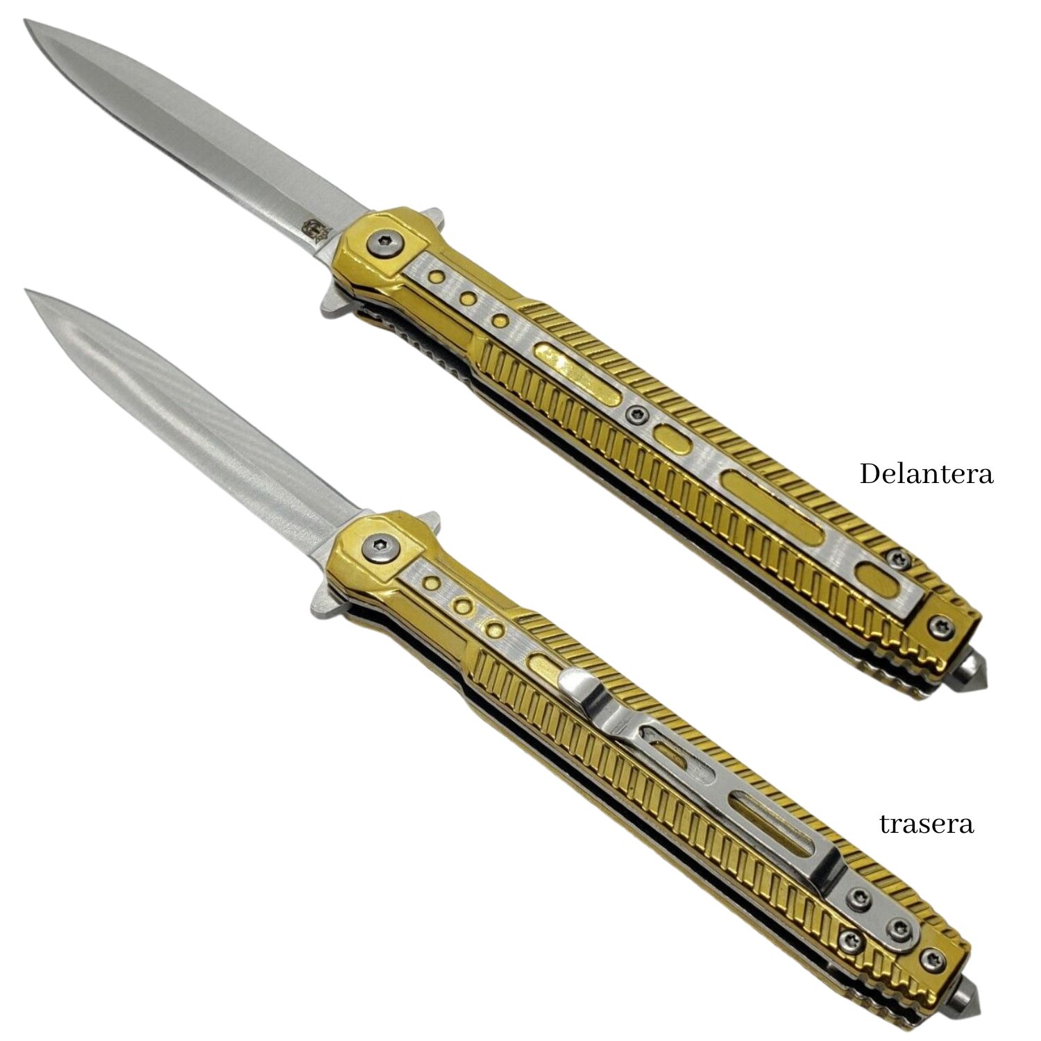 NAVAJA ESTILETO GOLD SPRING TEMPLADO CR7 MZ70 - 2