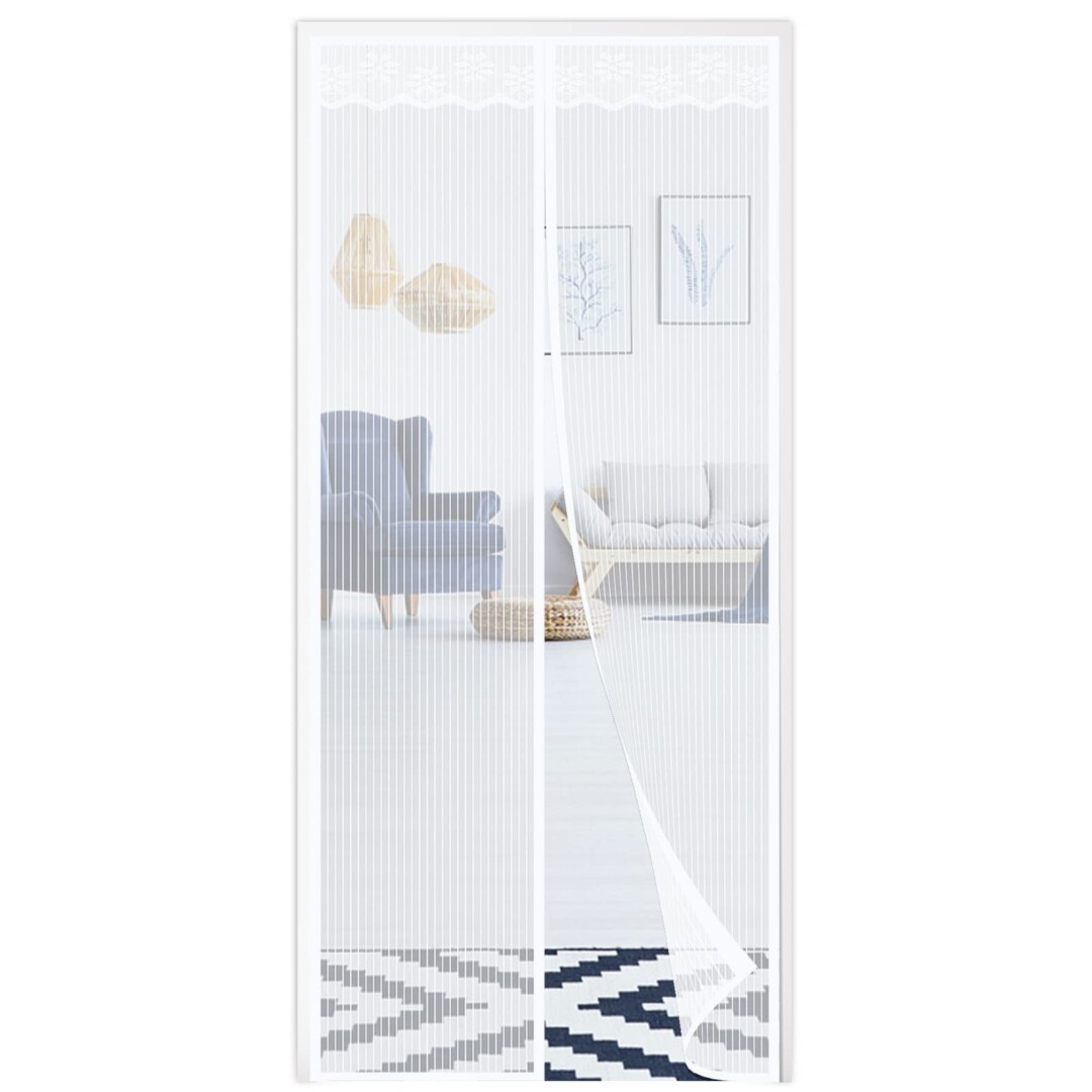 CORTINA PUERTA ANTIMOSQUITO COLOR BLANCO AP01 - 1