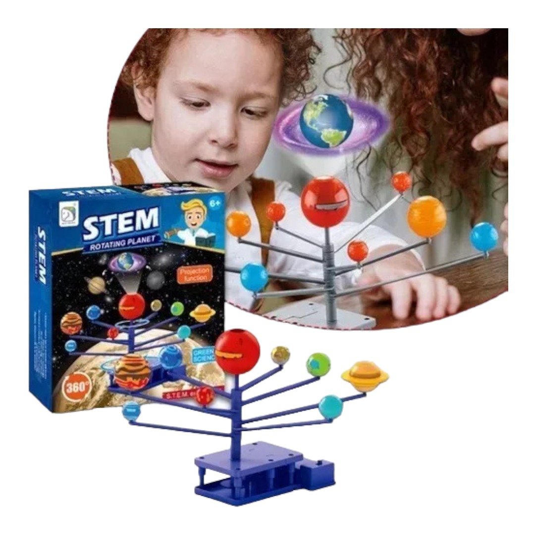 SISTEMA SOLAR EDUCACIONAL INVENCIBLE ARMABLE CON PROYECTOR AL91 - 1