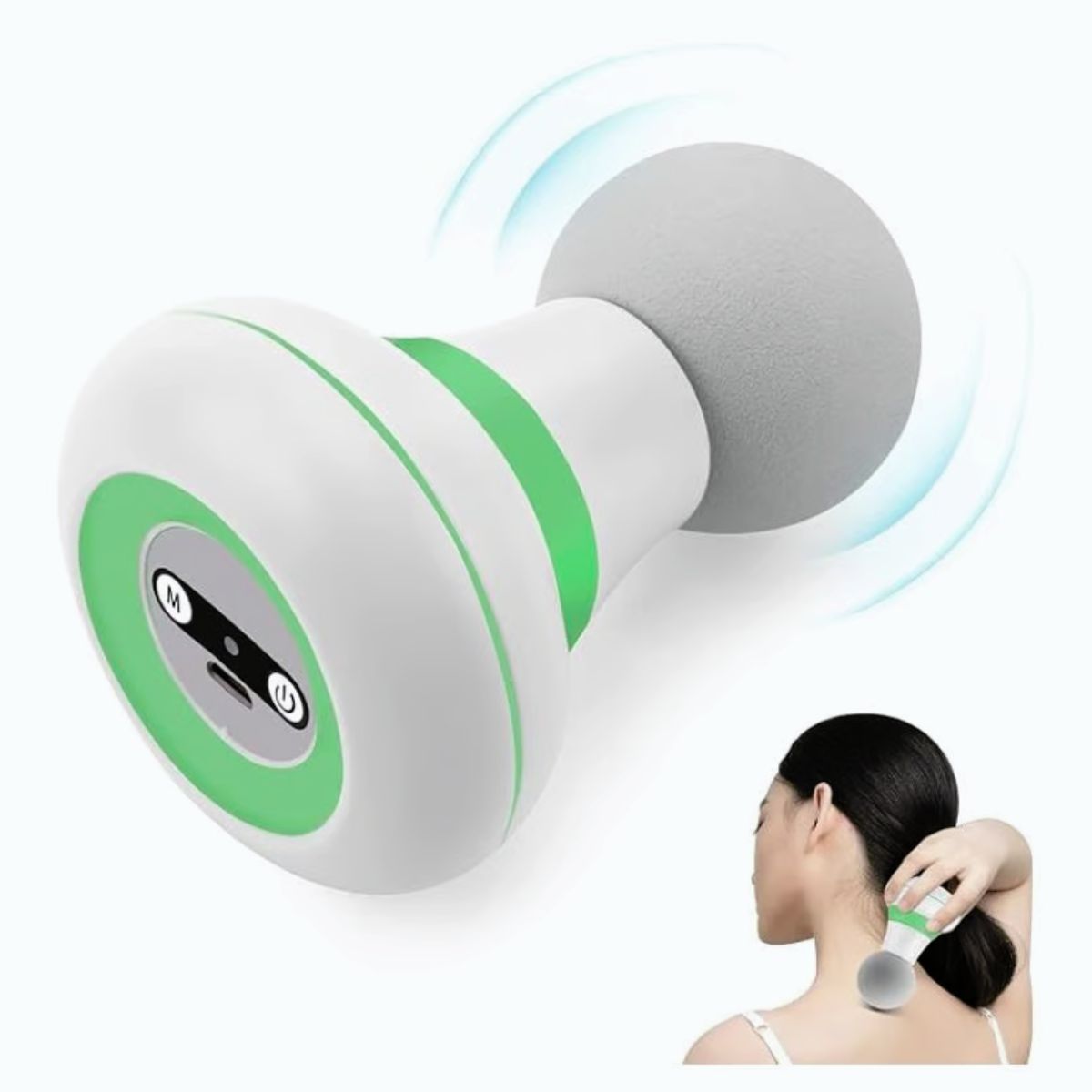 MASAJEADOR INVENCIBLE MUSCULAR MANO RECARGABLE HOMBRO CUELLO ESPALDA NB17 - 5