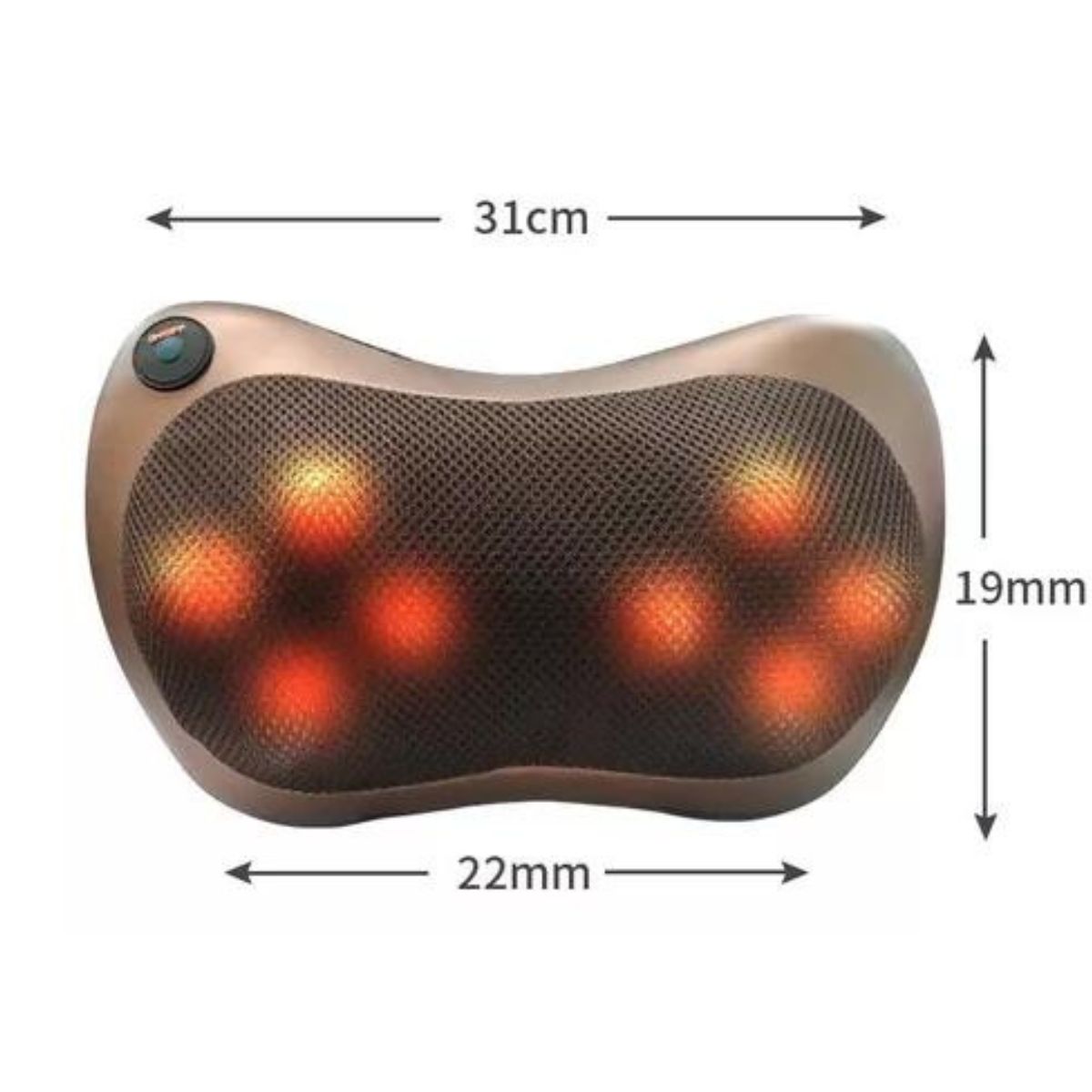 ALMOHADA INVENCIBLE MASAJEADORA CERVICAL CUELLO LUMBAR PIES COJÍN NA99 - 5
