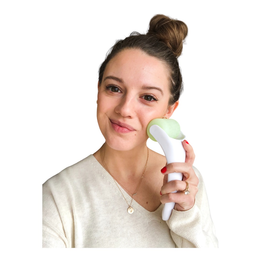 RODILLO INVENCIBLE MASAJE TONIFICACION FACIAL GEL FRÍO ICE ROLLER AK92 - 7