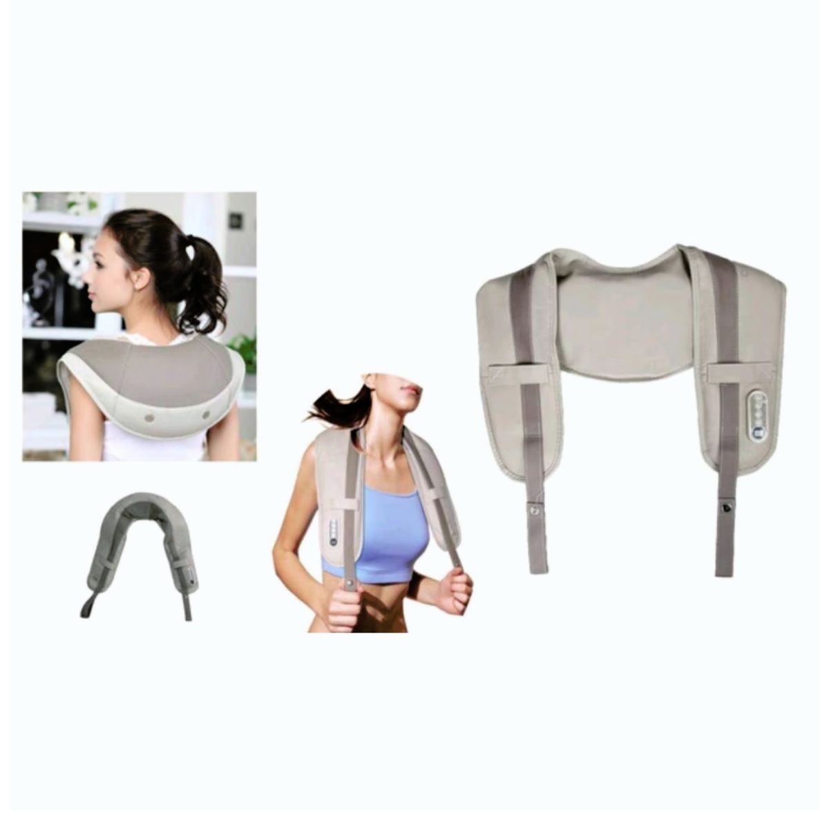 MASAJEADOR INVENCIBLE CERVICAL CUELLO HOMBROS 10 MODOS TAIKO NA97 - 2