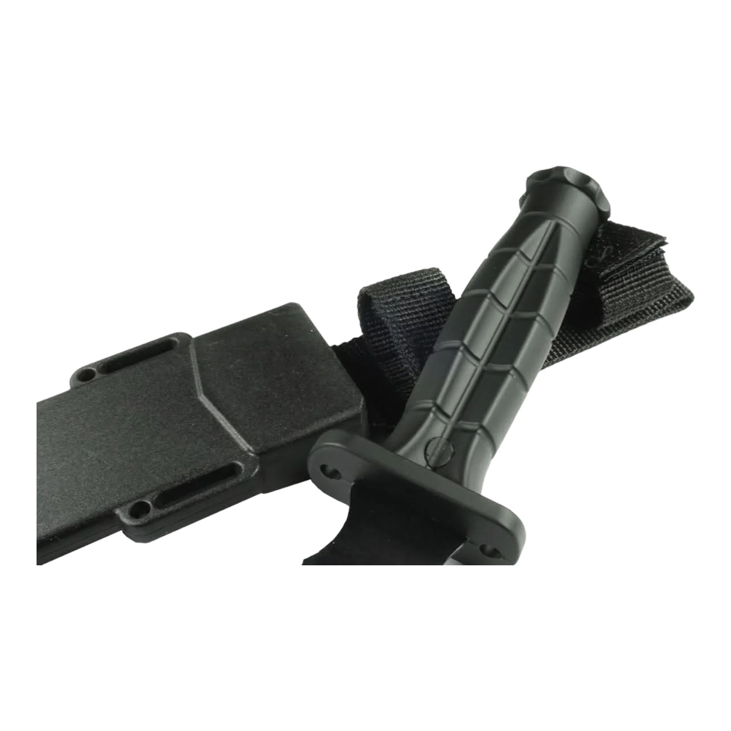 CUCHILLO INVENCIBLE TÁCTICO BUCEO COUGAR BLACK DOBLE FILO ULTRA LIVIAN AM63 ACERO - 2
