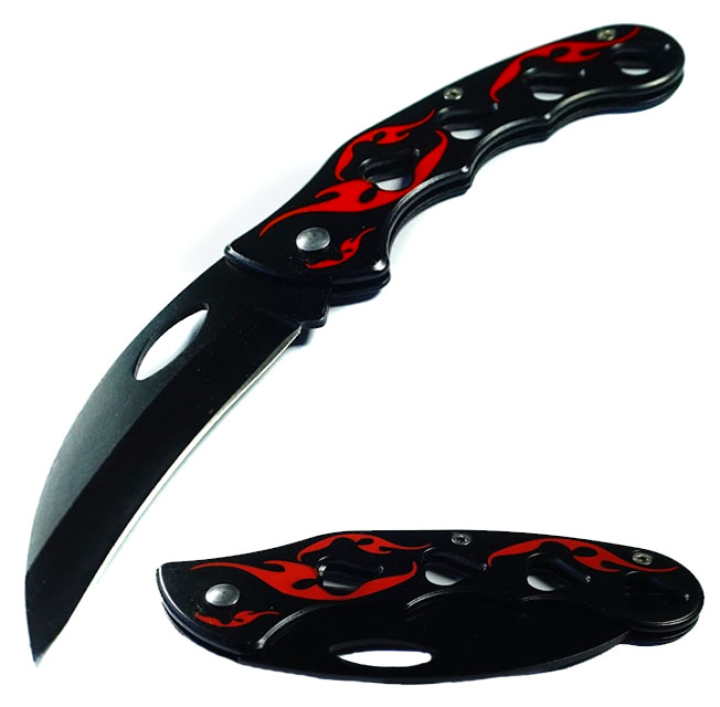 NAVAJA INVENCIBLE KARAMBIT CORTAPLUMA CAMPING SURVIVENCIA LIGHTNINGBO AI97 ACERO - 2