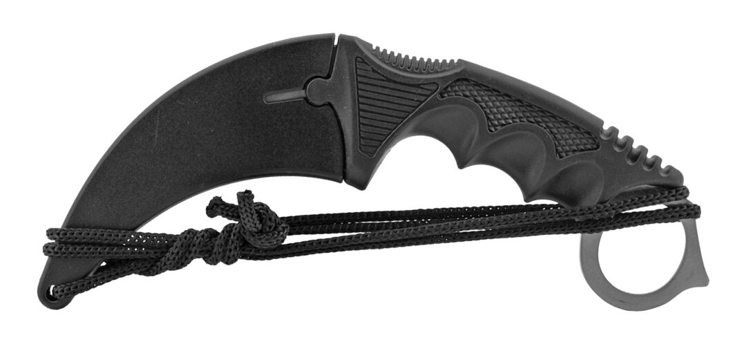 NAVAJA INVENCIBLE KARAMBIT ONLY GRAY CON FUNDA AM14 ACERO - 3