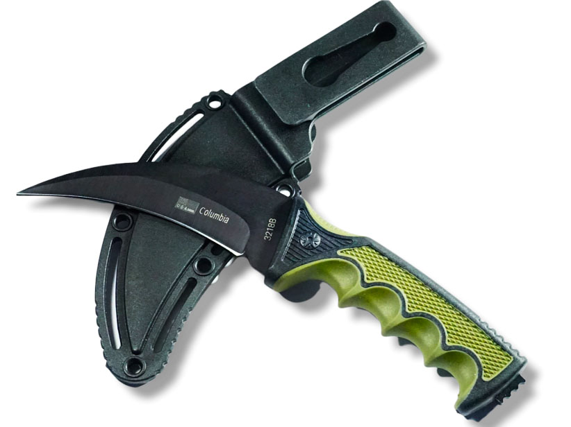 NAVAJA INVENCIBLE KARAMBIT MAXI AMAZONÍA FUNDA CON GRIP 23 CMS AK99 ACERO - 2
