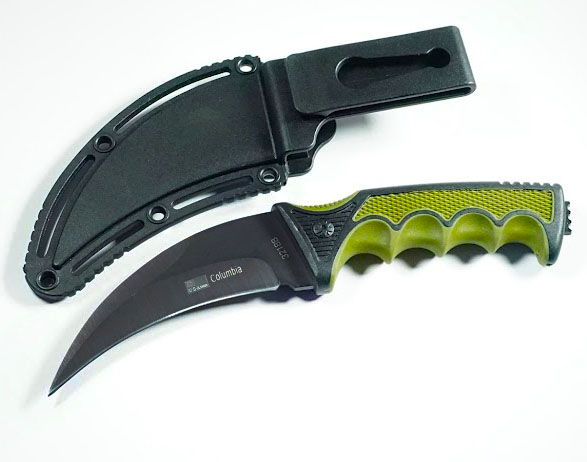 NAVAJA INVENCIBLE KARAMBIT MAXI AMAZONÍA FUNDA CON GRIP 23 CMS AK99 ACERO - 3