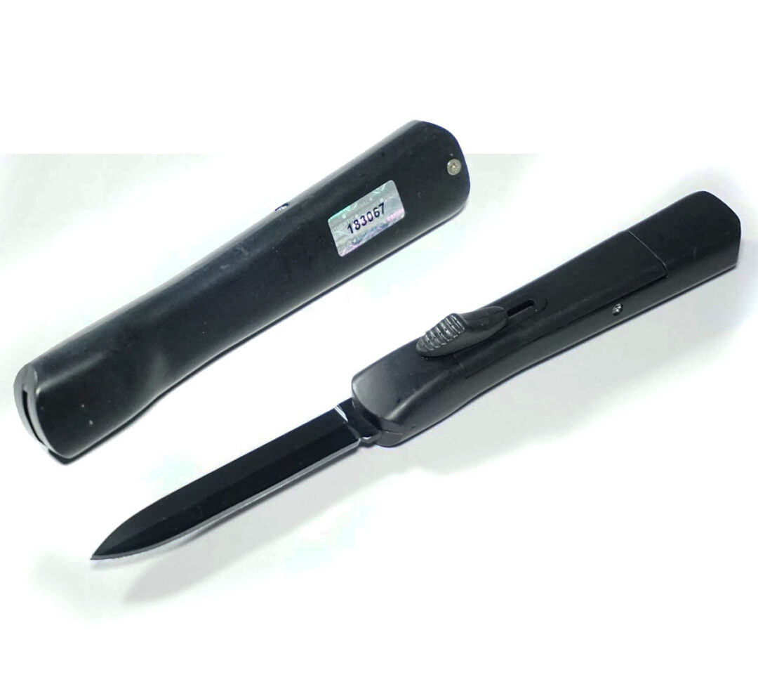 NAVAJA INVENCIBLE BABY KNIFE AUTOMATIC FRONTA HORIZONTAL AI36 ACERO - 2