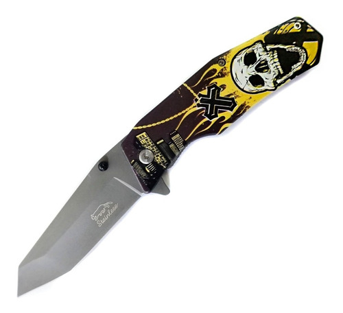 NAVAJA INVENCIBLE CORTAPLUMA CAMPING ANTICHRIST AK48 ACERO - 1