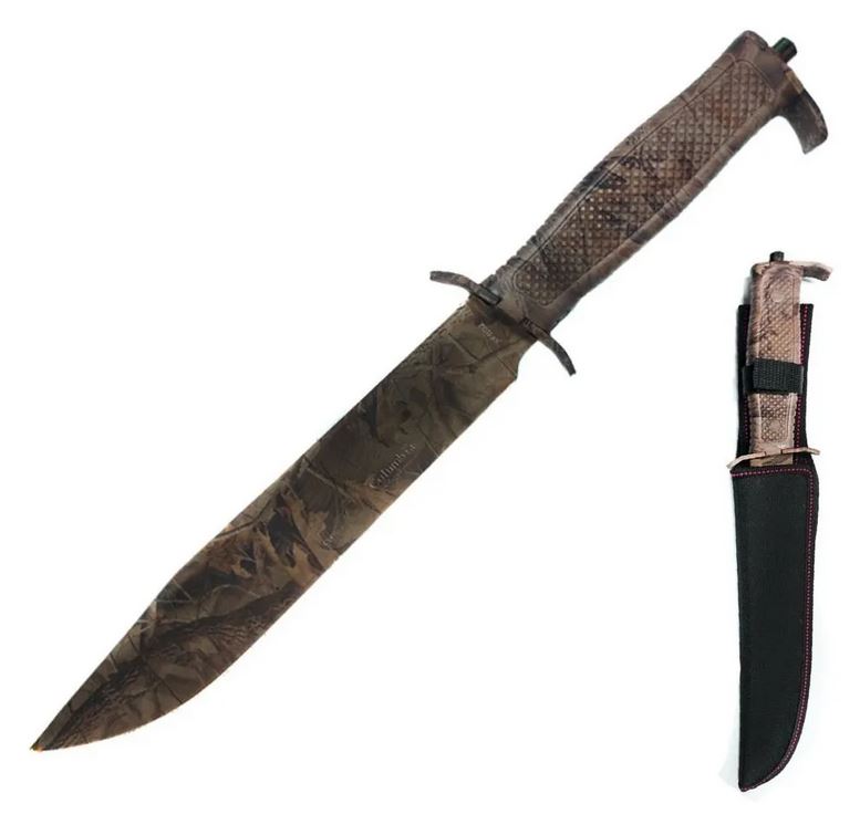 CUCHILLO INVENCIBLE MILITAR SUPERVICENCIA CAMUFLADO DESTROYAI87 ACERO - 5