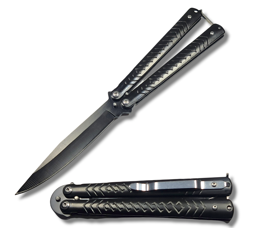NAVAJA INVENCIBLE MARIPOSA BLACK SPIN CON AL63 ACERO - 2