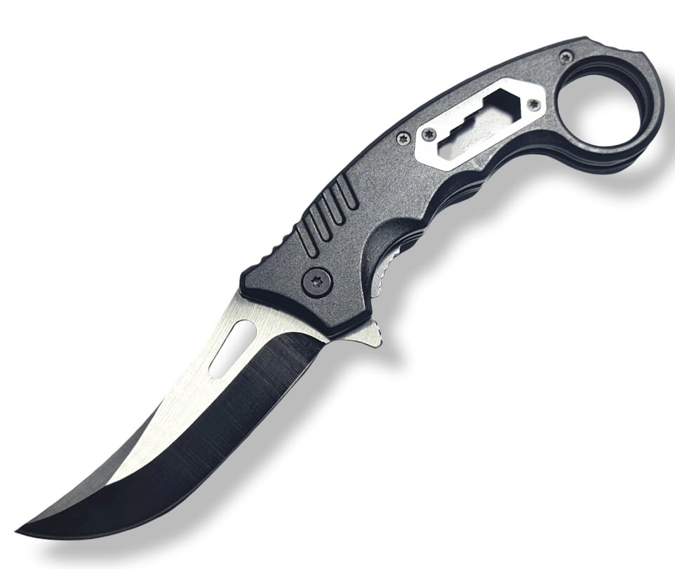 NAVAJA INVENCIBLE BLACK FLAME CORTAPLUMA ASISTIDA AL35 ACERO - 1