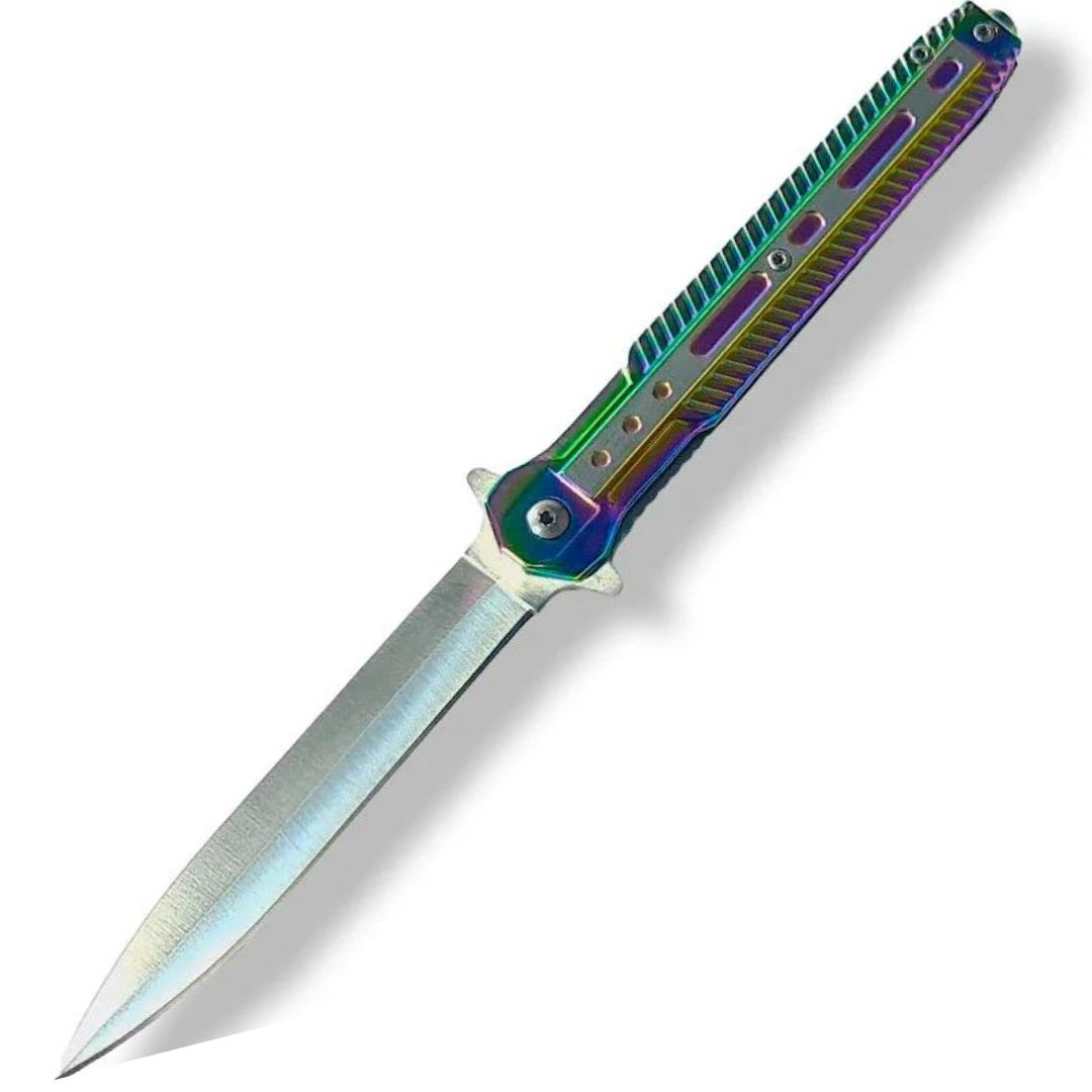 NAVAJA INVENCIBLE ESTILETO TORNASOL GRAND FATHER 24 CMS AK19 ACERO - 1