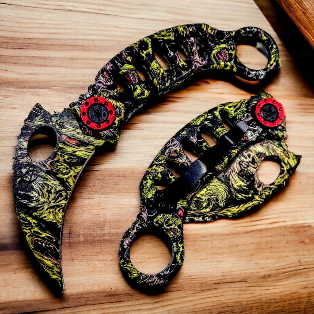 NAVAJA INVENCIBLE KARAMBIT AFRICAN FORREST AP32 ACERO - 2