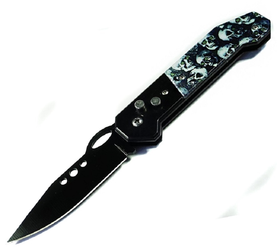 NAVAJA INVENCIBLE KILL ZOMBIE CORTAPLUMA AUTOMÁTICAAC06 ACERO - 2