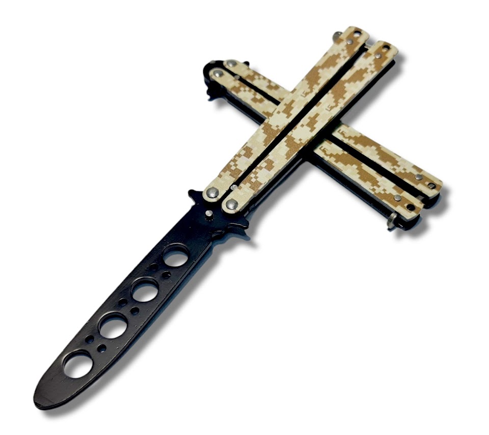 NAVAJA INVENCIBLE MARIPOSA PROFESIONAL ENTRENAMIENTO PIXEL AM23 ACERO - 1