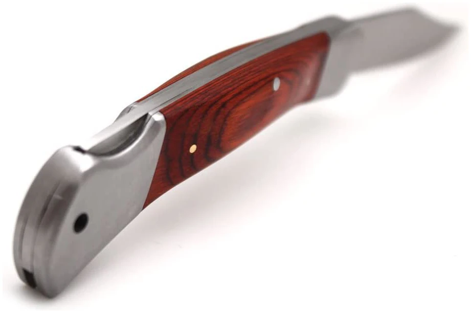 CUCHILLO INVENCIBLE NAVAJA CORTAPLUMA FORREST WOOD AD67 ACERO - 2