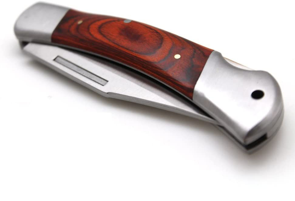 CUCHILLO INVENCIBLE NAVAJA CORTAPLUMA FORREST WOOD AD67 ACERO - 5