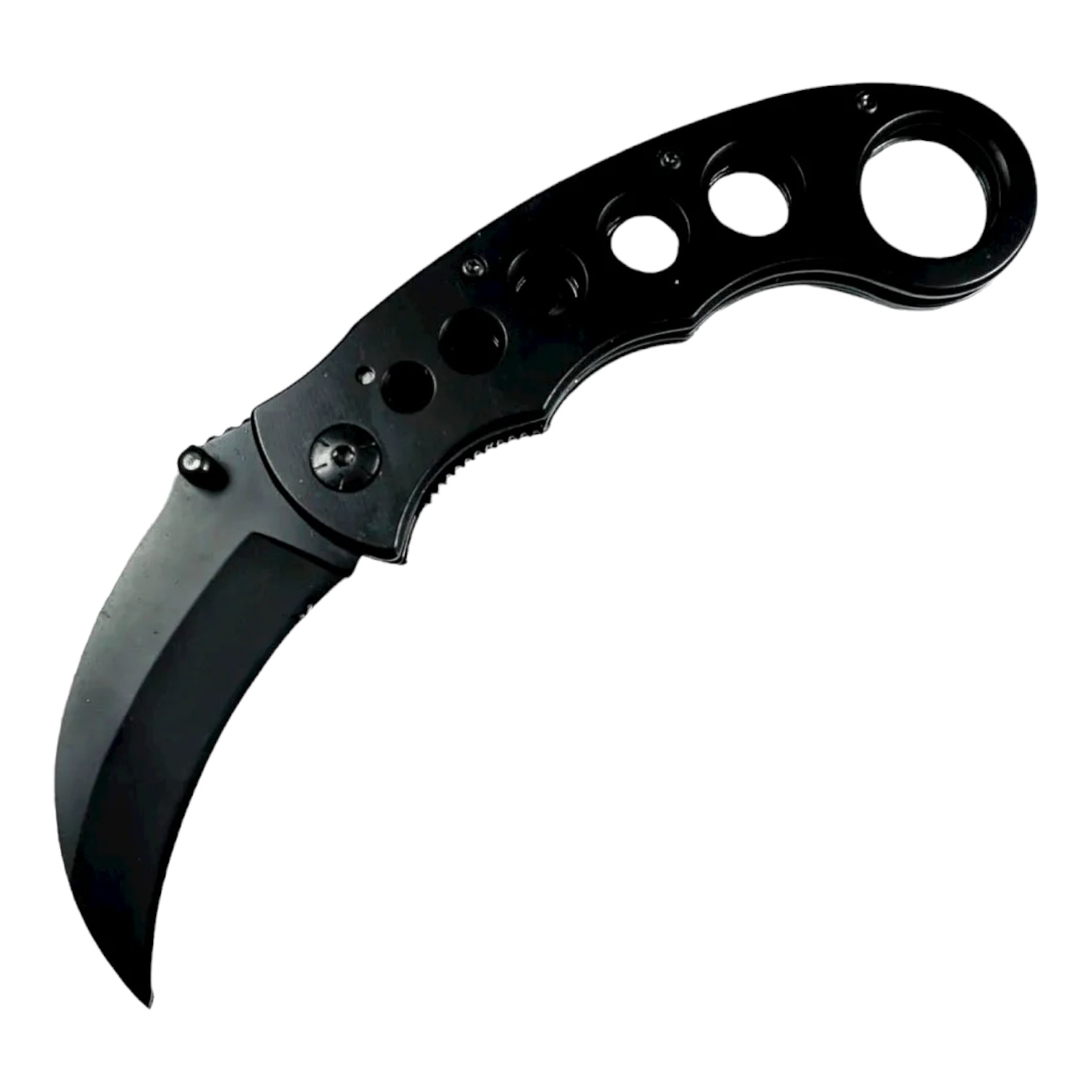 NAVAJA INVENCIBLE KARAMBIT BLACK OPERACIONES EXTREMAS AI60 ACERO - 2