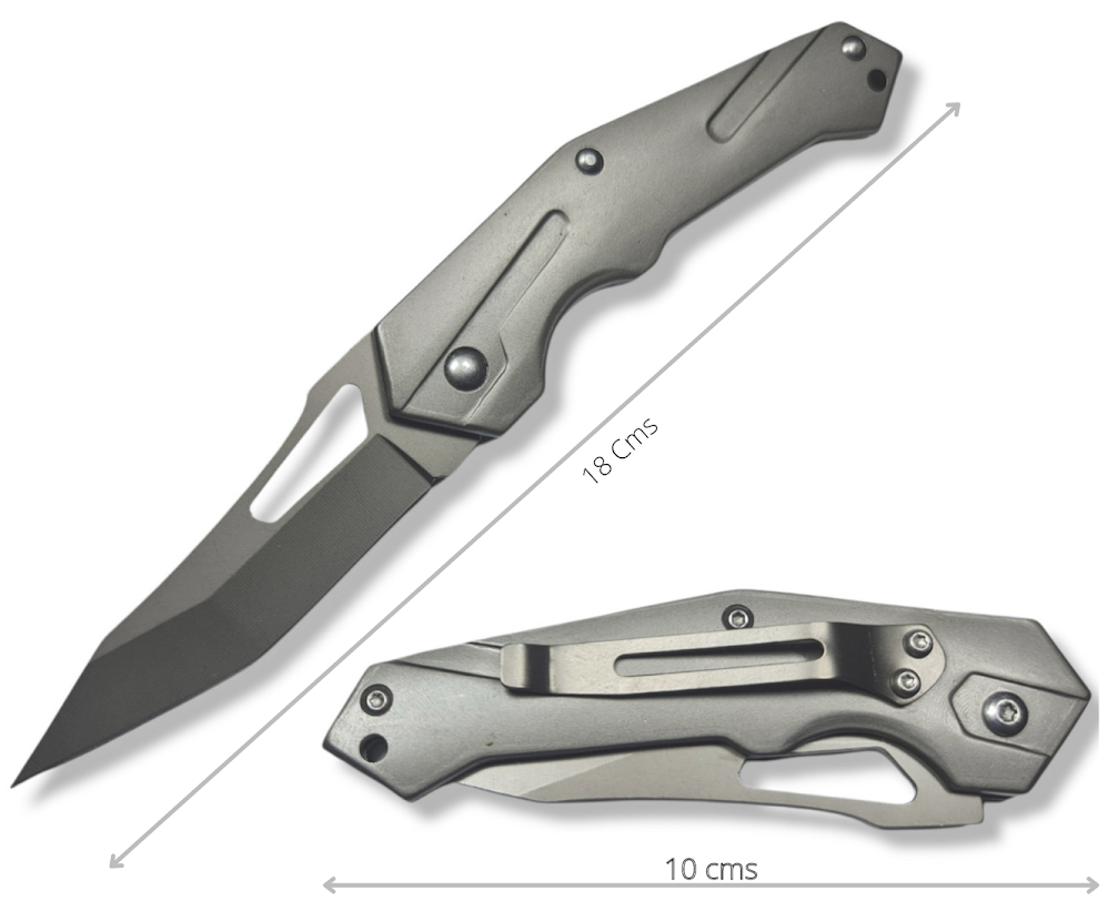 NAVAJA INVENCIBLE TITANIUM CORTAPLUMA ASISTIDA AL36 ACERO - 2
