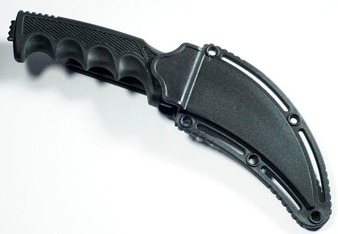 NAVAJA INVENCIBLE KARAMBIT MAXI BLACK INFERNO FUNDA CON GRIP AL00 ACERO - 2