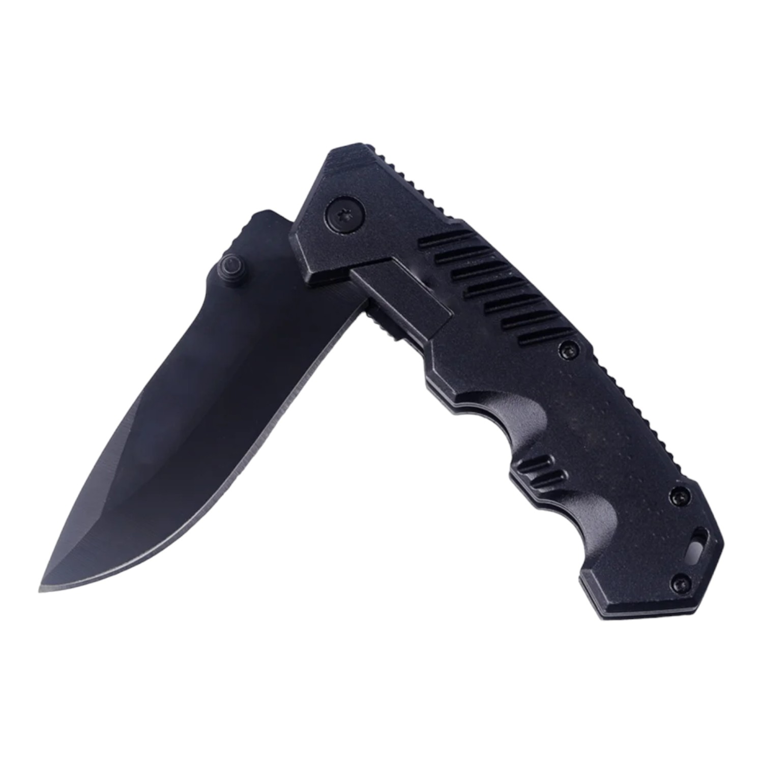 CUCHILLO INVENCIBLE TÁCTICO SUPERVIVENCIA CORTAPLUMA BLACK SABLE AA71 ACERO - 2