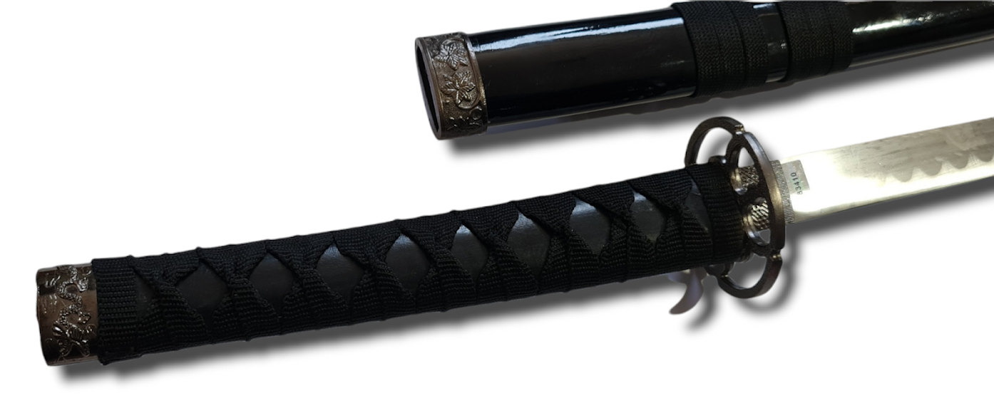KATANAS ESPADA SAMURAI CON FILO JAPONESA NUM SERIAL AL98 - 3