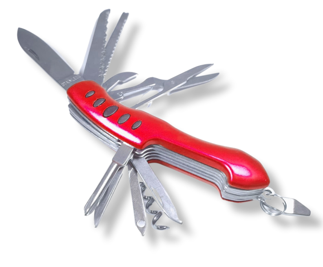 MULTIHERRAMIENTA INVENCIBLE SQUALO RED AN99 ACERO - 2