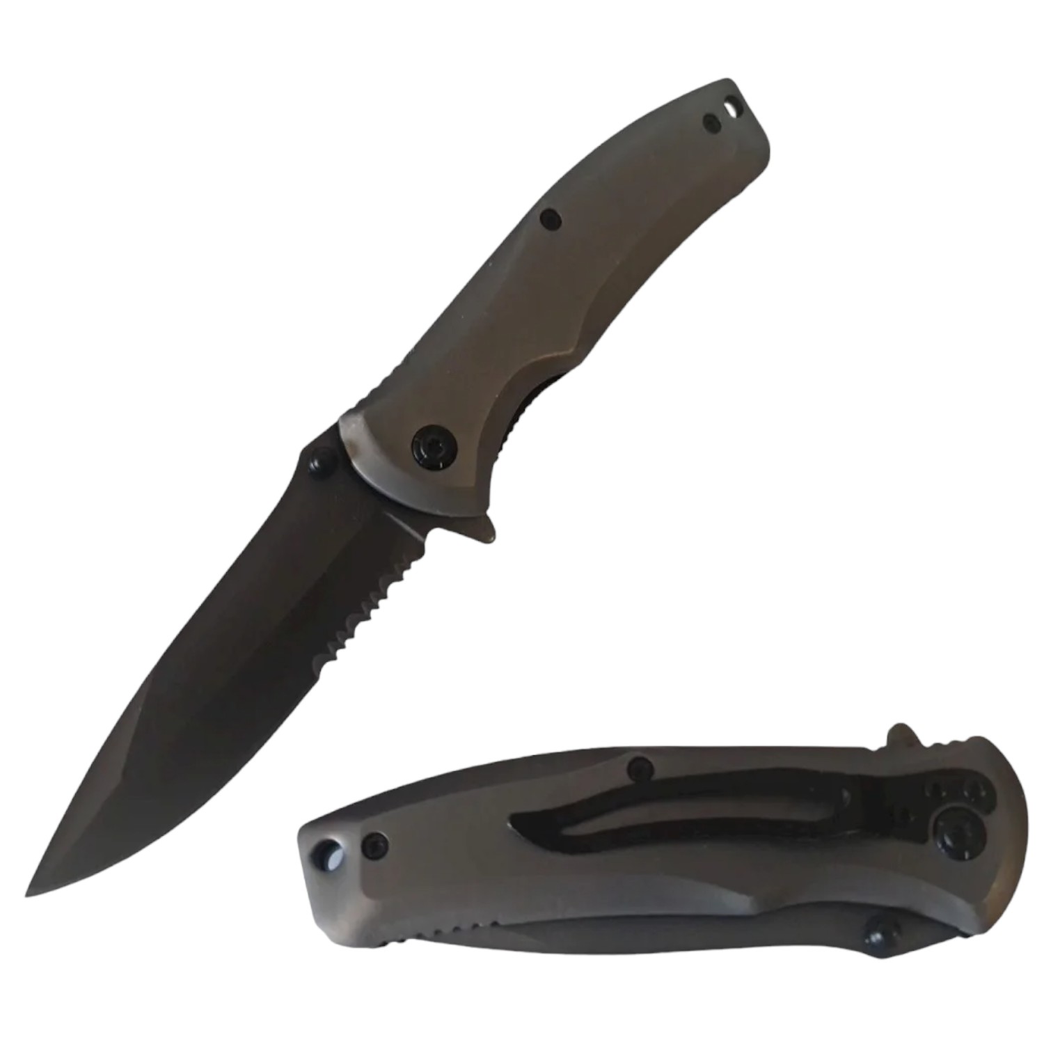 CUCHILLO INVENCIBLE SUPERVIVENCIA SHELL PLATINUN AM77 ACERO - 4