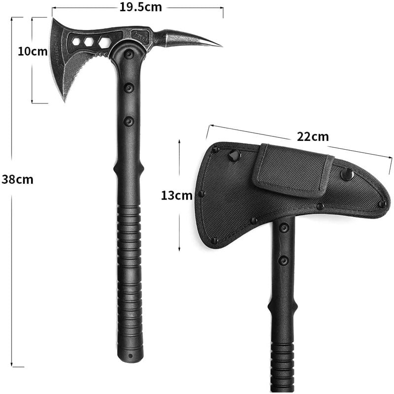 HACHA INVENCIBLE TOMAHAWK CON FUNDA AC57 ACERO - 2