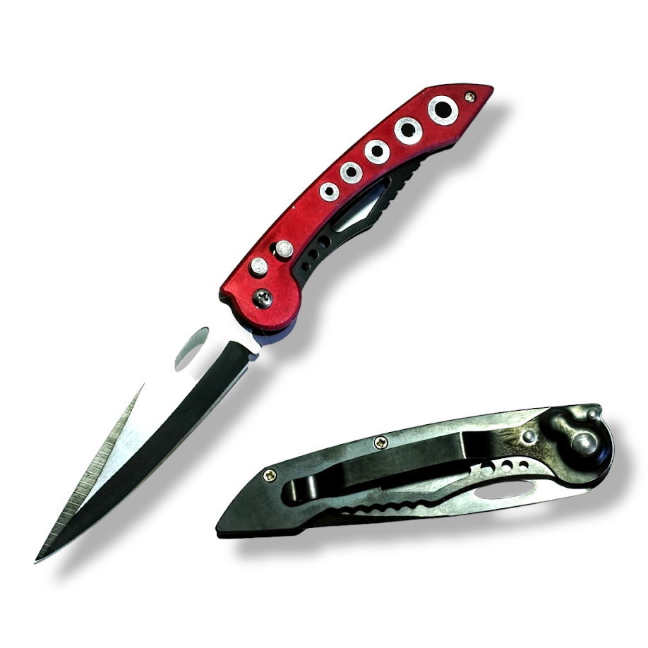 NAVAJA INVENCIBLE AUTOMÁTICA RED HOLE AP70 ACERO - 3