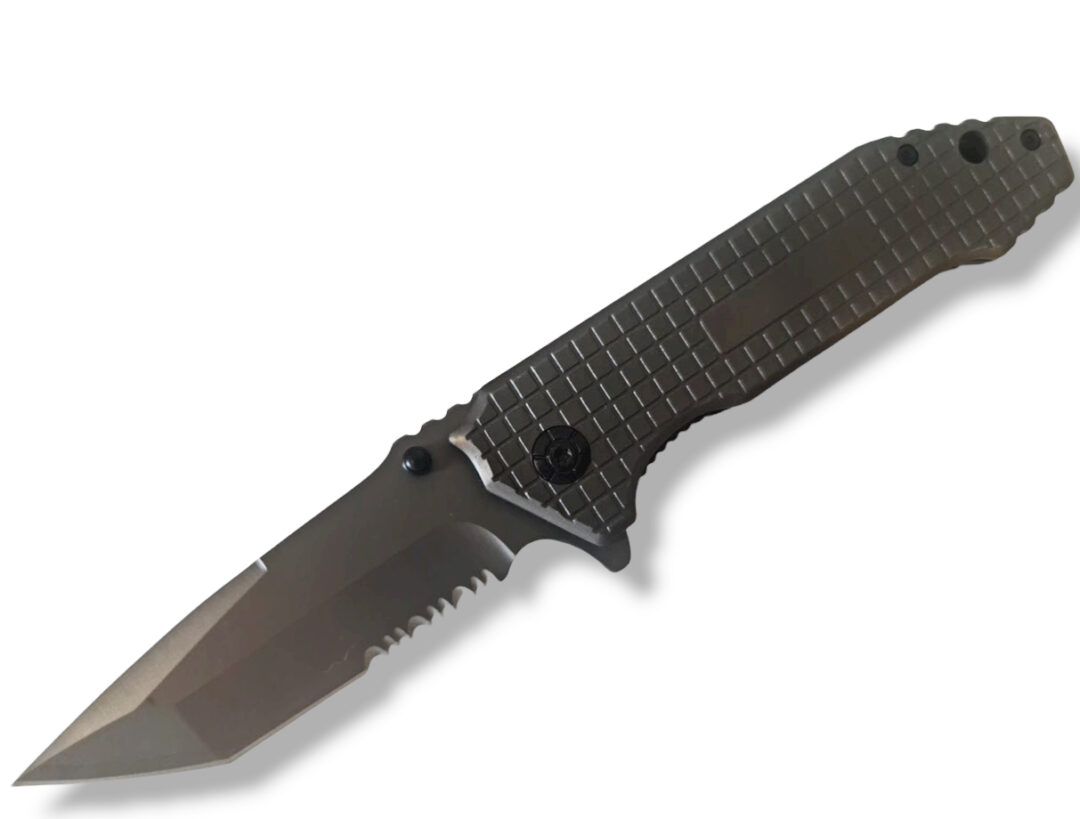 NAVAJA INVENCIBLE BLOCK TITANIUM HOJA HÍBRIDA AM79 ACERO - 2