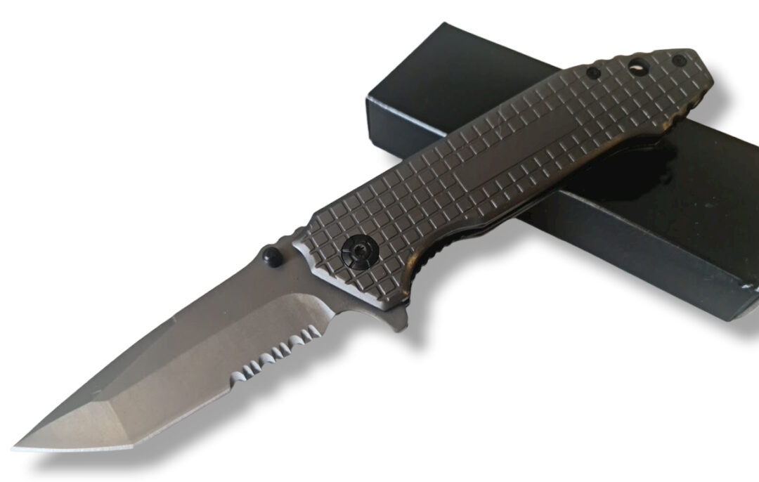 NAVAJA INVENCIBLE BLOCK TITANIUM HOJA HÍBRIDA AM79 ACERO - 3