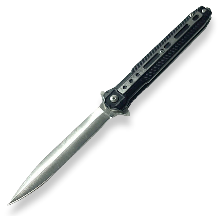 NAVAJA INVENCIBLE ESTILETO BLACK SOUL ASISTIDA 24 CMS AK20 ACERO - 1