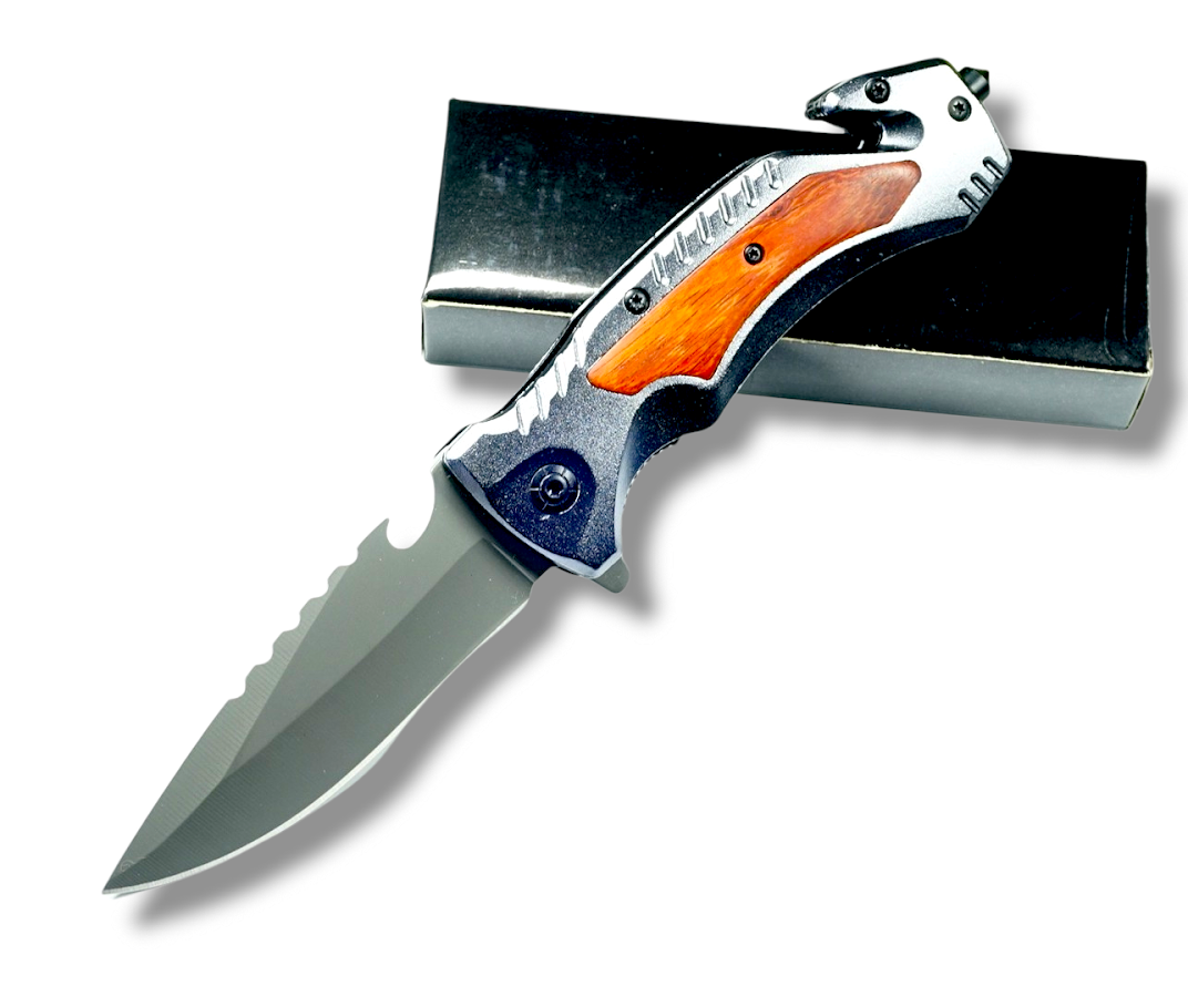 CUCHILLO INVENCIBLE GLOBE TROTER TITANIUM AM07 ACERO - 1