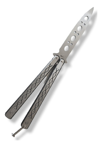 NAVAJA INVENCIBLE MARIPOSA ENTRENAMIENTO SILVER EYES AM43 ACERO - 1