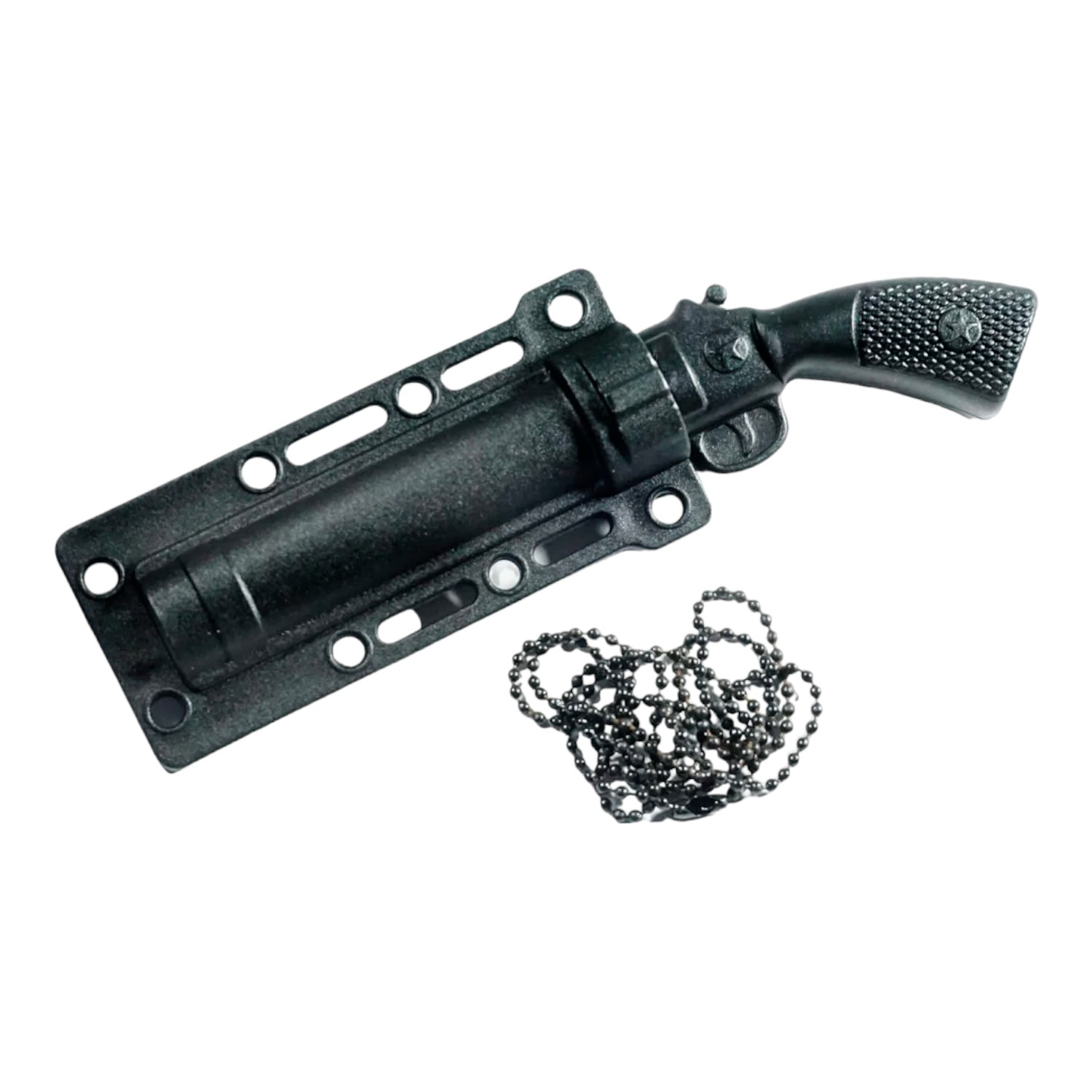 CUCHILLO INVENCIBLE MINI DAGA PISTOL TORNASOL TÁCTICO PERSONAL AK98 ACERO - 2
