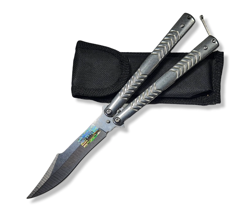 NAVAJA MARIPOSA SILVER ARROW CON FUNDA Y SERIAL AL61 - 1