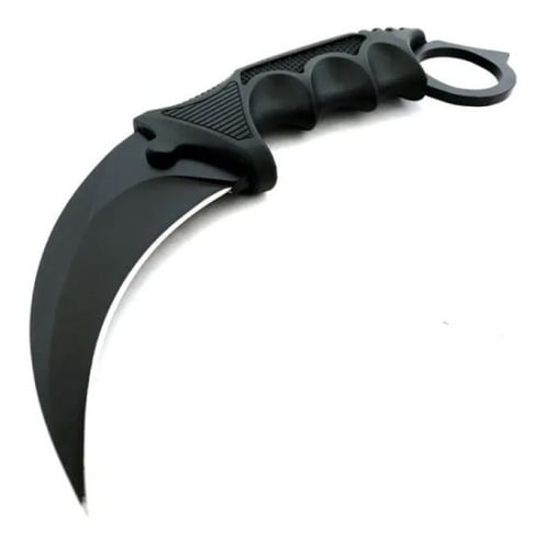 NAVAJA INVENCIBLE KARAMBIT BLACK CUCHILLO CAZA AA03 ACERO - 1