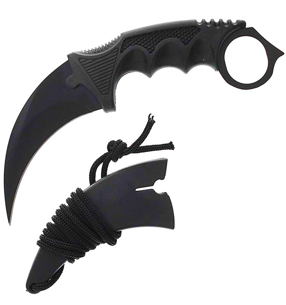 NAVAJA INVENCIBLE KARAMBIT BLACK CUCHILLO CAZA AA03 ACERO - 4