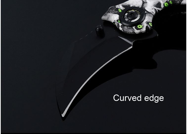 NAVAJA INVENCIBLE KARAMBIT WHITE KILL ZOMBIE DESERT ÓP. AE42 ACERO - 4