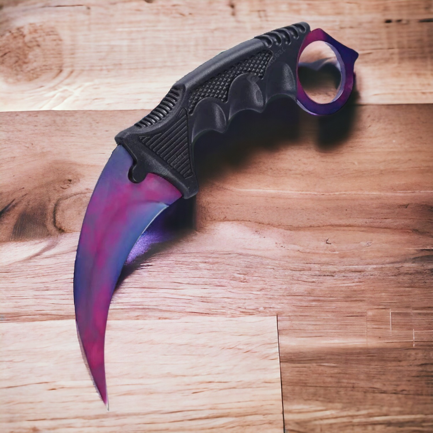 NAVAJA INVENCIBLE TÁCTICO COMBATE KARAMBIT SKY AD45 ACERO - 2