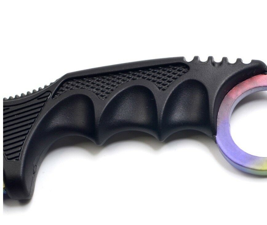NAVAJA INVENCIBLE KARAMBIT MULTICOLOR RAINBOW AD44 ACERO - 2