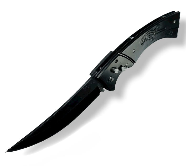 NAVAJA INVENCIBLE BLACK PARROT AUTOMÁTICA APERTURA INMEDIATA AJ88 ACERO - 1